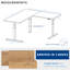 Bureau électrique en L 67 po x 60 po, série 3E6B-69763721