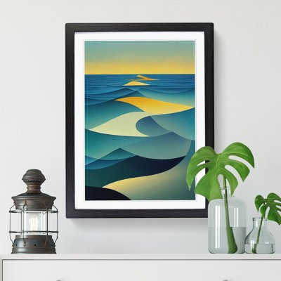 Seascape Abstract Vol.9 - Single Picture Frame Print