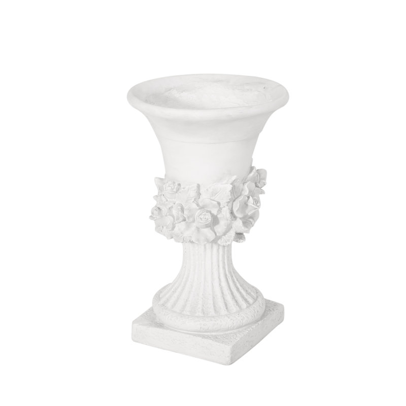 Mgo Garden Urn Planter, Antique White