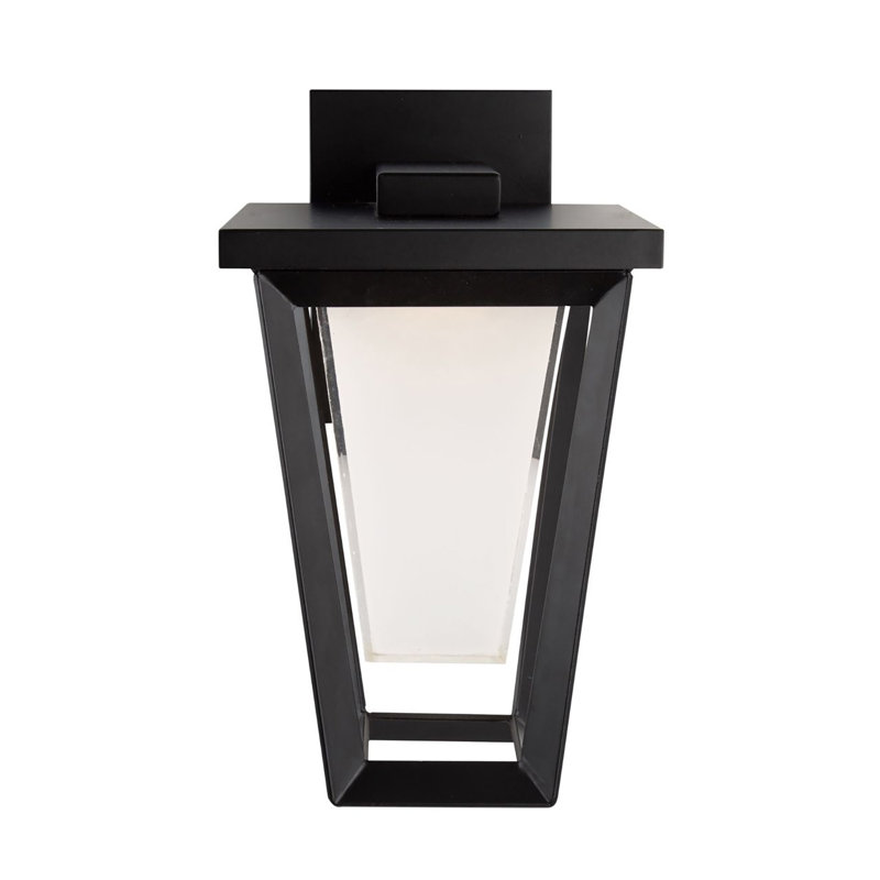 Aluminum LED Wall Light, 9" H x 6.5" W x 6.5" D