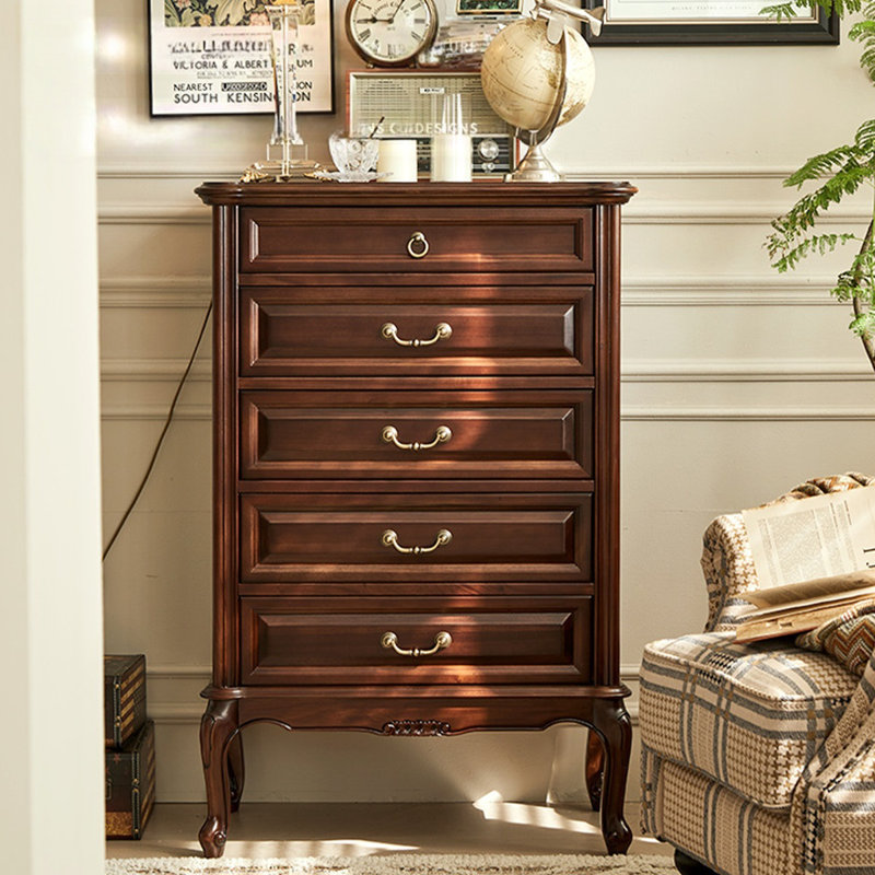 Armoire d'appoint en noyer massif