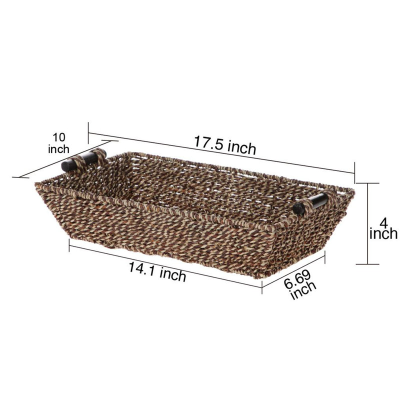 Gracie Oaks Decorative Basket