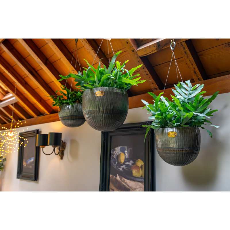 Angelica Vintage 3 Piece Metal Hanging Basket Set