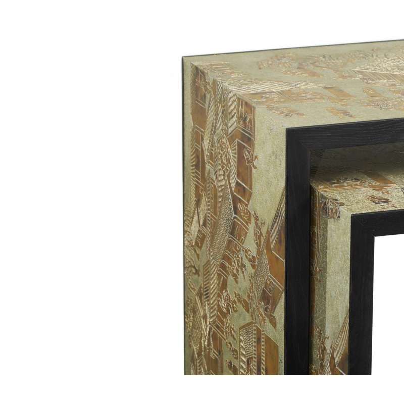 Fusion 2 - Piece Solid Wood Coffee Table Set