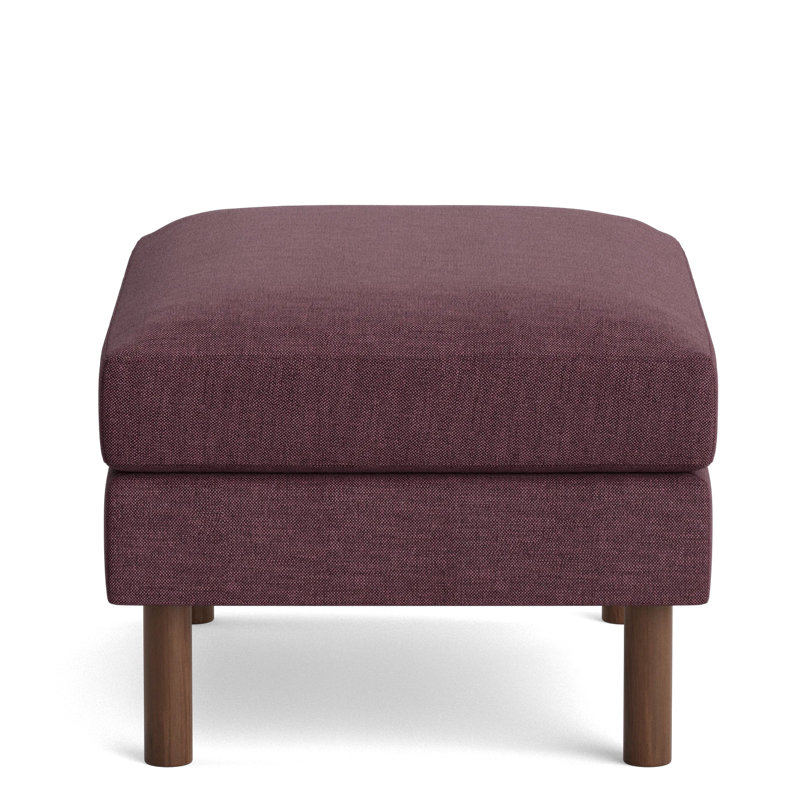 Laguna Ottoman, Performance Weave - Aubergine