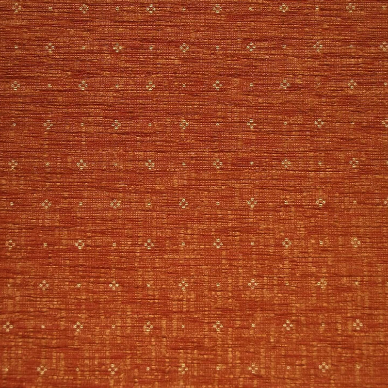 Upholstered Chaise Lounge, Orange
