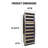 Vinotemp Connoisseur Series 168 Dual-Zone Wine Cooler-49276416