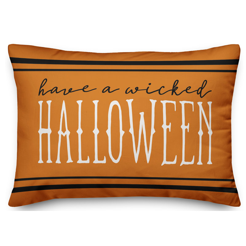  Have a Wicked Halloween Lumbar Pillow, Indoor Use Only