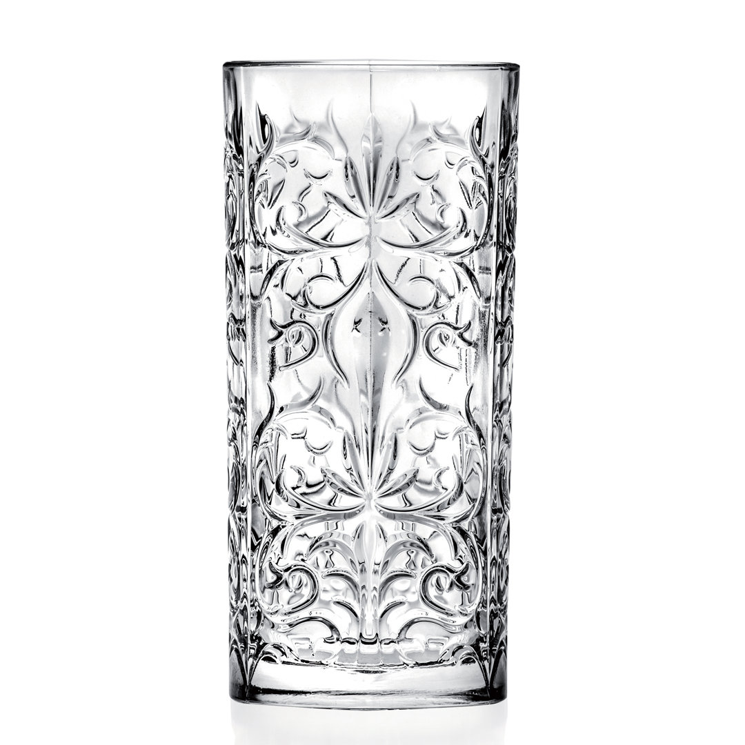 Roper 13oz. Crystal Highball Glass Set (Set of 6) House of Hampton®