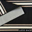 Tapis de couloir antidérapant noir sur mesure-948673748