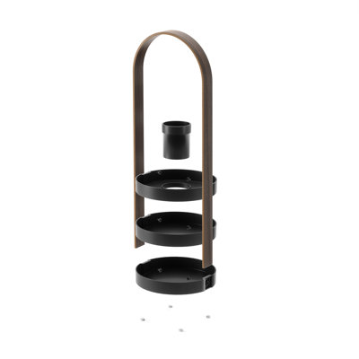 Bellwood Wood 3 Compartment Makeup Organizer