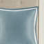 Ensemble d'édredon 8 pièces jacquard turquoise / argent très grand-119318135-119318139