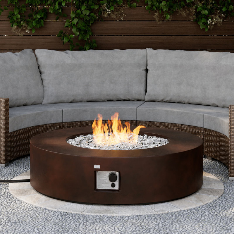 Concrete Propane Fire Pit Table