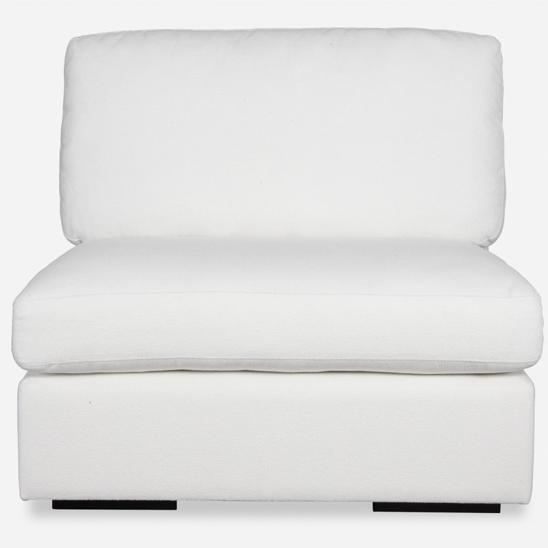 Tidworth Armless Arctic White Sofa