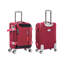 Ensemble de 4 valises verticales en rouge Claret, légères et extensibles pour un maximum de rangement, avec roulettes pivotantes à 360 degrés, poignées de transport à profil bas, compartiments extérieurs, poche intérieure de couvercle, côté