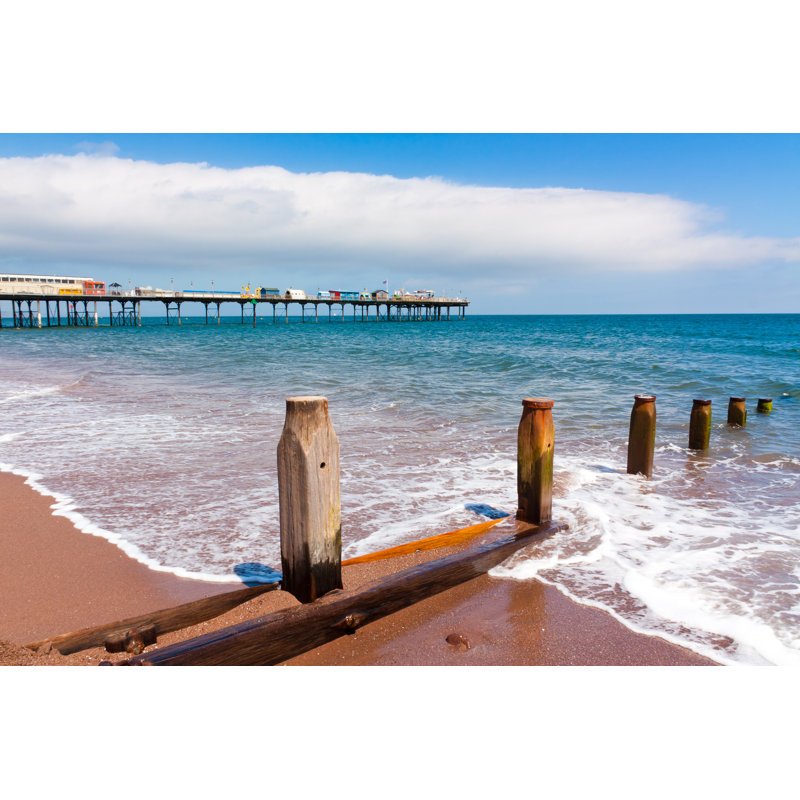 Teignmouth by Ianwool - Wrapped Canvas Print, 30cm H x 46cm W