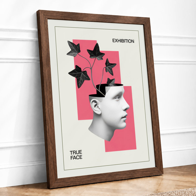 True Face Exhibition Modern - Print, Walnut, A3 - 42.0 x 29.7 cm
