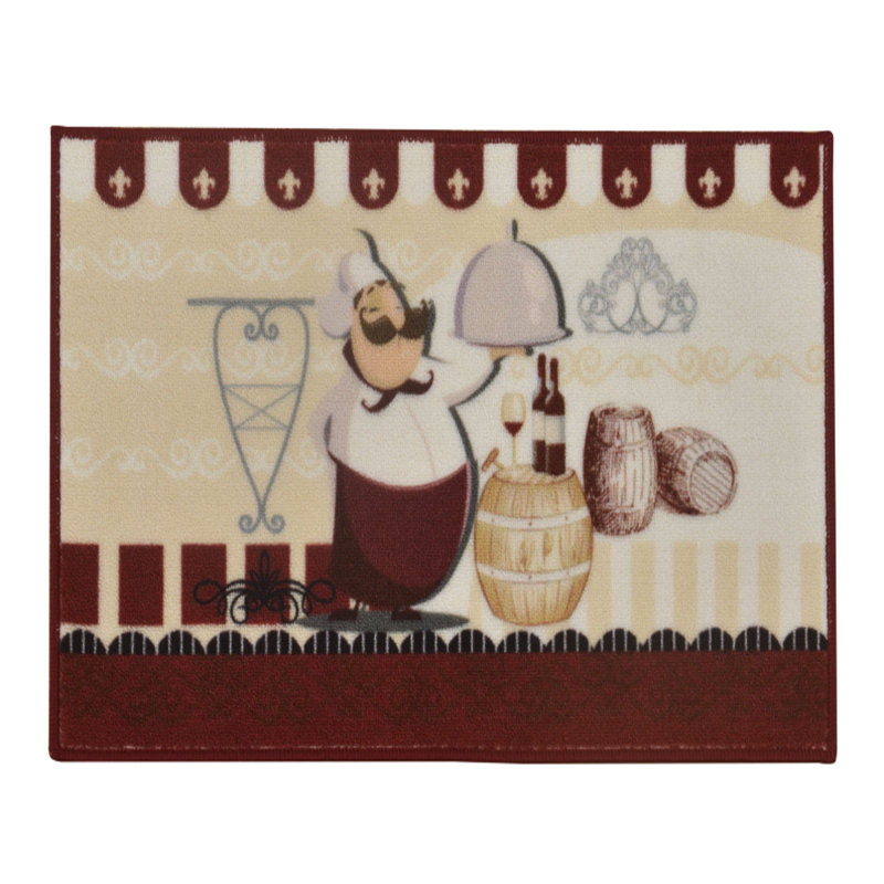 Woodhouse Synthetic Water Resistant Non-Skid Kitchen Mat