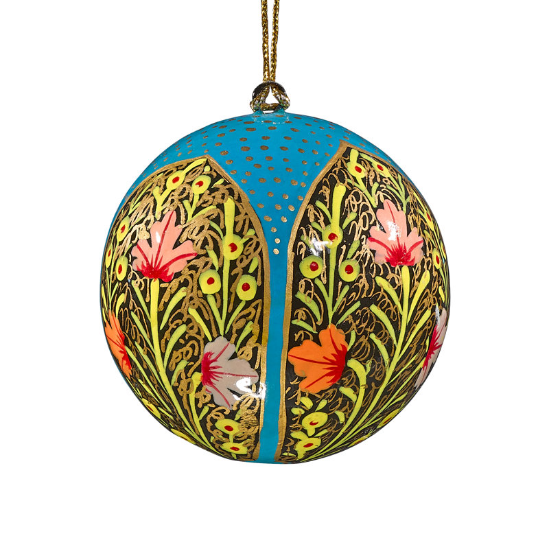 7.62cm Handmade Paper Plants & Flowers Bauble