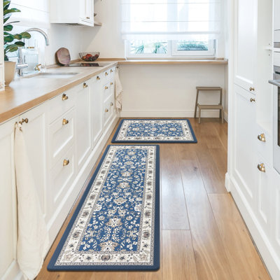 Ensemble de 2 tapis de cuisine antidérapants et antidérapants