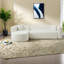 Canapé d'angle moderne à compression, 278 cm (109,4 pouces), motif nuage en chenille beige-1454512886