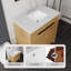 Meuble-lavabo autoportant avec lavabo