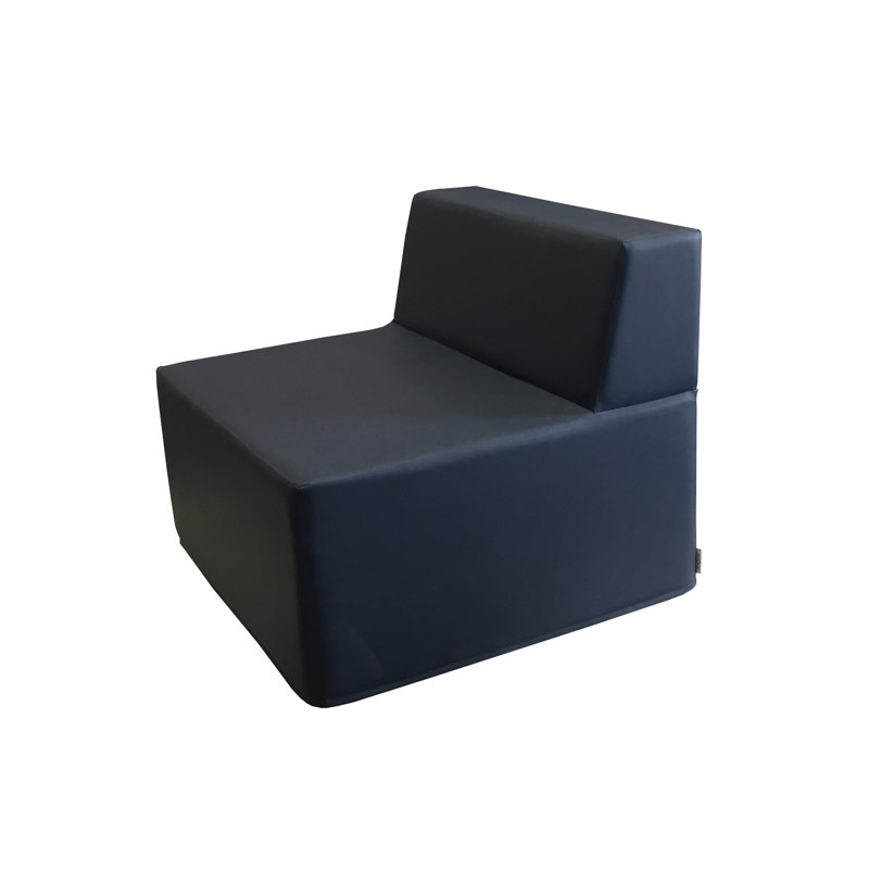 Amlcar Accent Chair, Navy Blue