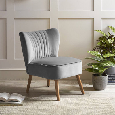 Genibrel Velvet Slipper Chair
