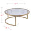 Table basse gigogne 2 pièces Evie