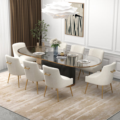 Elian Velvet Upholstered Dining Chair