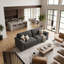 Upholstered 57.4 " Chenille Sectional