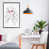 Giclée encadrée noir minuit