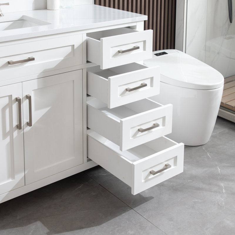 Ensemble de meuble-lavabo simple 60 "60", Blanc