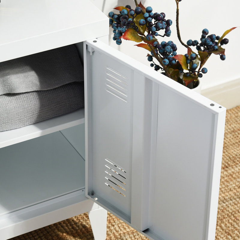 Shanna End Table, White