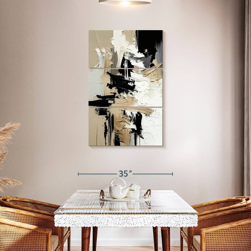 Avery Textured Abstract II, 45" H x 28" W