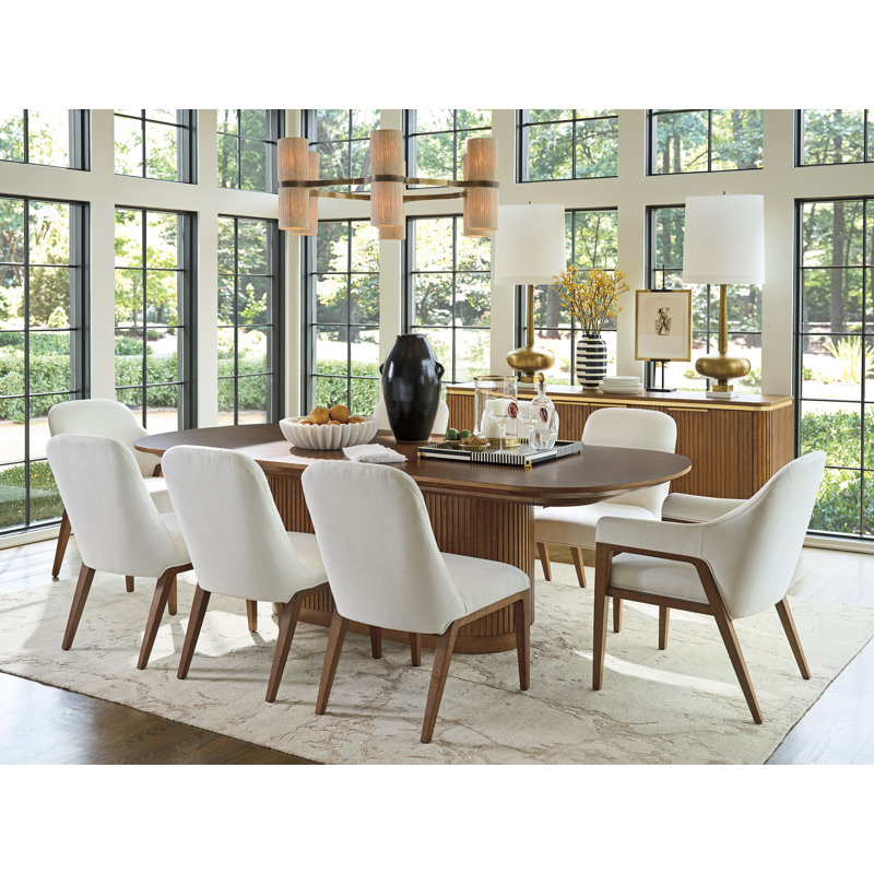 La Costa Upholstered Arm Chair, Polyester White