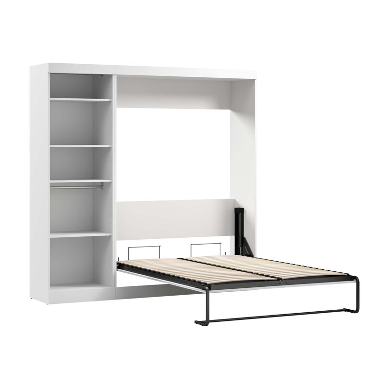 Arthor Metal Murphy Storage Bed, White