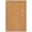 Tapis Fitzroy traditionnel à motif floral intégral orange, vert et crème, lavable en machine, antidérapant, à poils courts, pour intérieur et extérieur, adapté aux animaux domestiques, idéal pour le salon, la chambre, la salle à manger, l'entrée, le corridor ou le bureau.-32436338