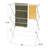 Metal Foldable Accordion Drying Rack