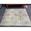 Tapis décoratif géométrique vert de 53,9 x 44,1 pouces