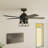 52" Lochemeade 5-Blade Standard Ceiling Fan with Remote Control and LED Light Kit Included-113420545