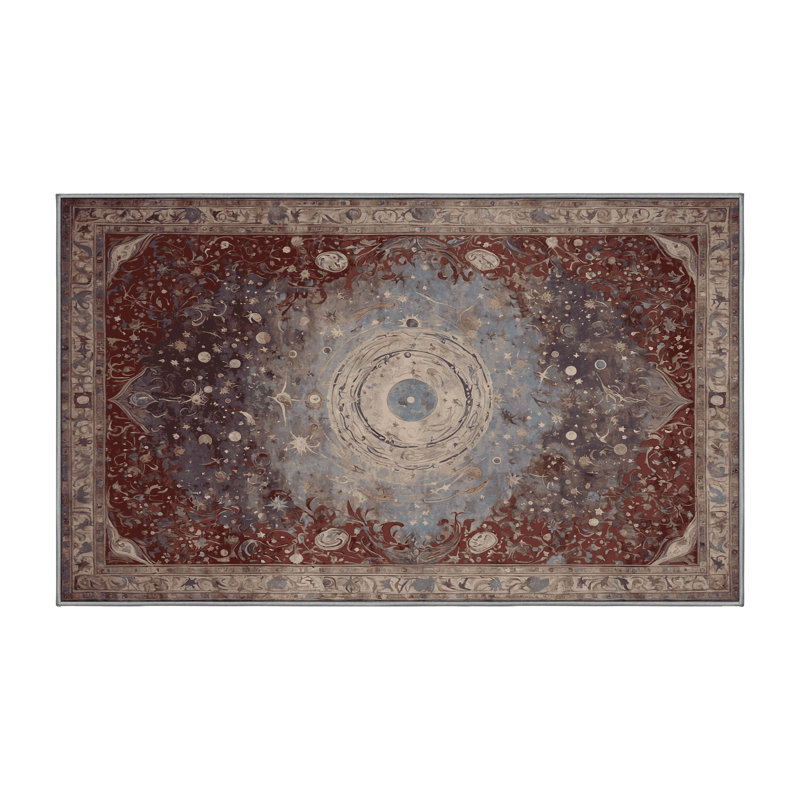 Machine Washable Gray Area Rug