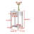 Rectangular Engineered Wood End Table with Storage Drawer, Shelf, and Magazine Rack-1873381130-1873381365