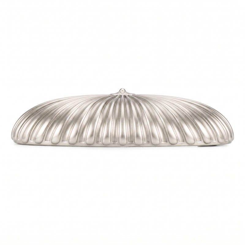 NANTUCKET BIN PULL 3” C TO C; FLORENTINE , Satin Nickel