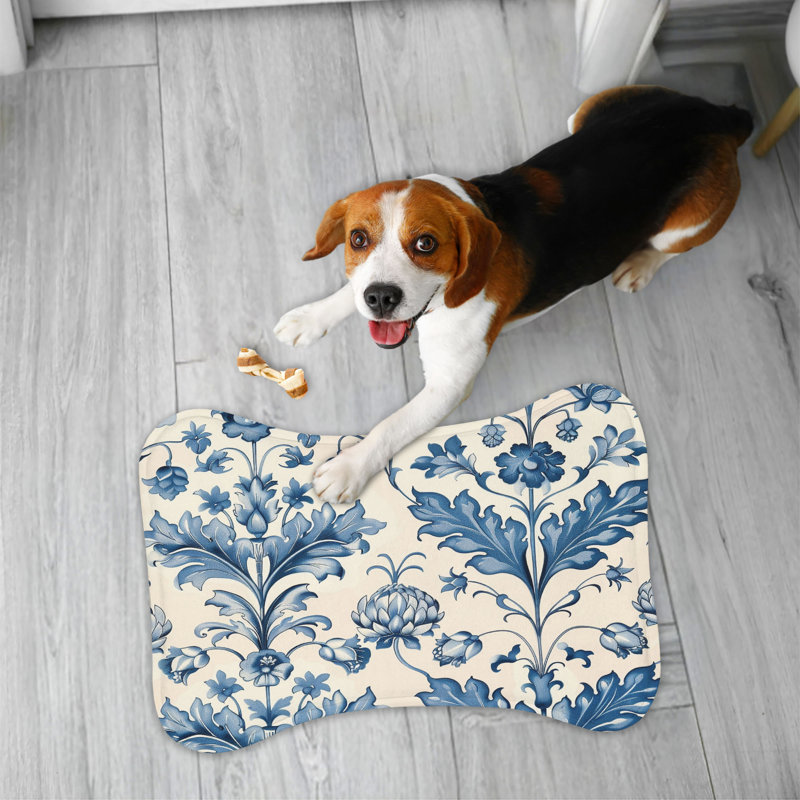 Traditional Designs - Tapis d'alimentation en os 1 pièce, 18"