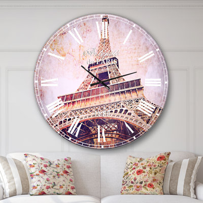Horloge murale Paris, Tour Eiffel, Paris