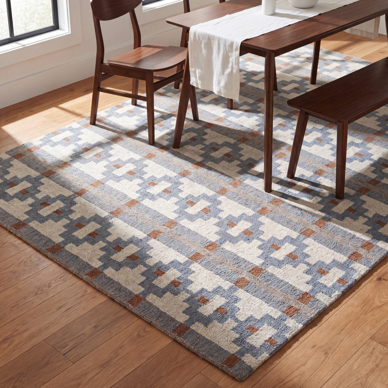 Rectangle Elsey Wool Area Rug, Rectangle 5' x 8'