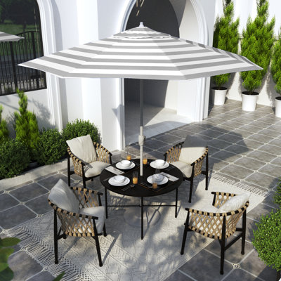 Parasol en aluminium 9 po