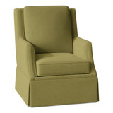 Savannah Skirted Swivel Glider
