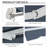 141.8"L x 118.1"W Wall Mounted Terrace Retractable Awning-528328623